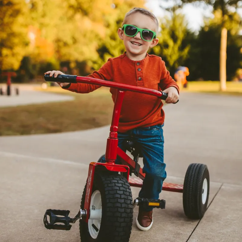 a person riding on the back of a motorcycle