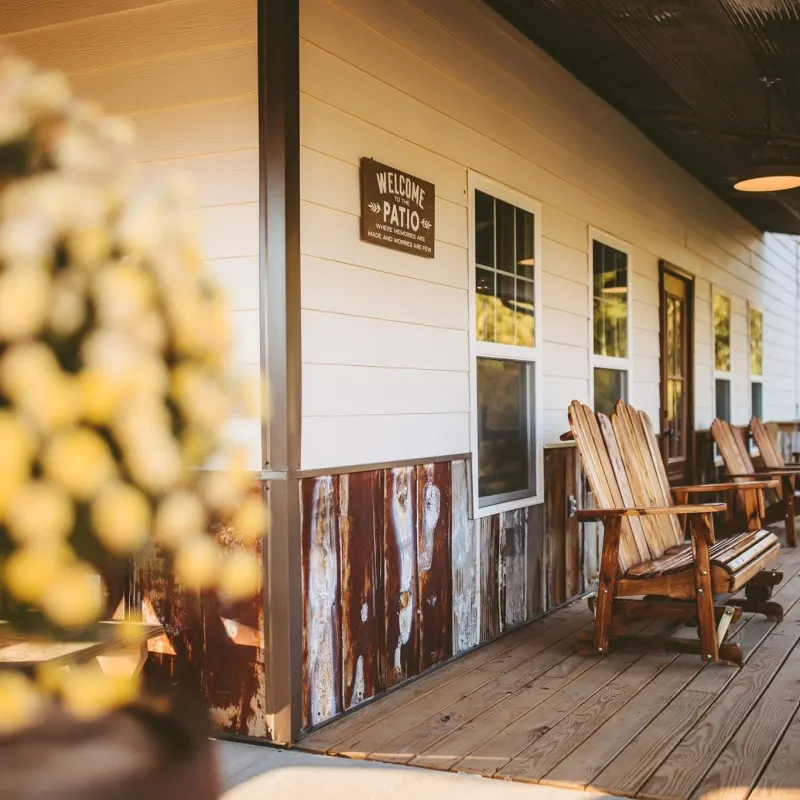 a room filled with furniture and a fireplace